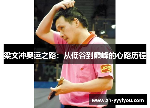 梁文冲奥运之路：从低谷到巅峰的心路历程